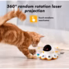 2 in 1 Laser for Cats Pet Smart Touch Electric Auto Interactive Cat Toy Pet 8 Holes Mice Whack A Mole Rechargeable Cat Game Toys - Image 2