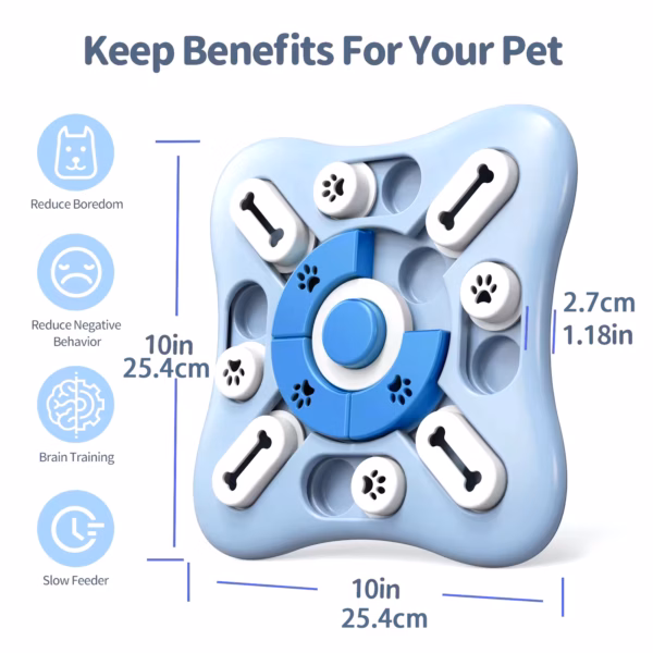 Dog Puzzle Toys, Toys For Dogs To Train IQ, Help Pets Digest, Feed Slowly And Decompress Toys Can Be Used As Gifts For Dogs - Image 2