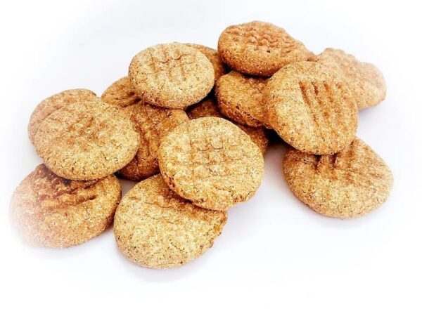 Natural Peanut Butter Cookie Dog Treats | Homemade Pet Treats