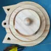 Wooden Cat Toy Tower | Interactive Solid Wood Cat Track Toy - Image 2